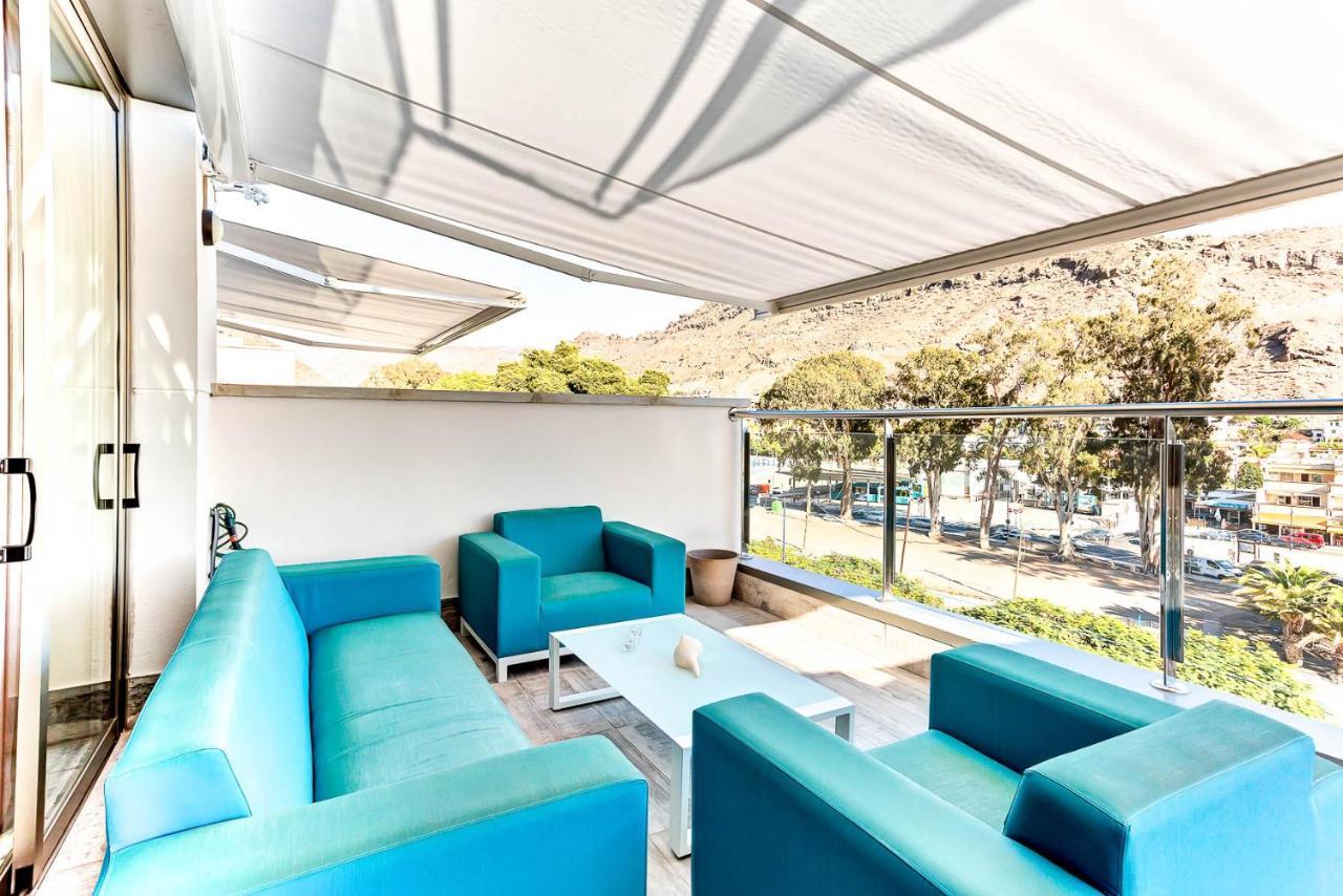 Rivera Del Puerto Luxury Penthouse With Great Terrace And Sea View Puerto De Mogan Exterior photo